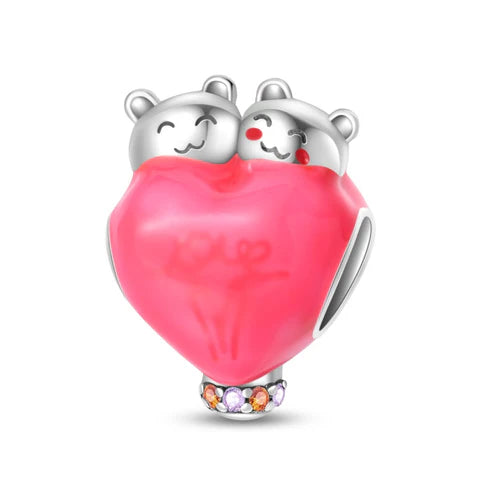 Charm Corazon de Ositos