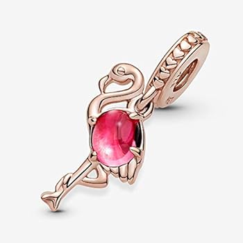 Charm Flamingo con Gema Rosa