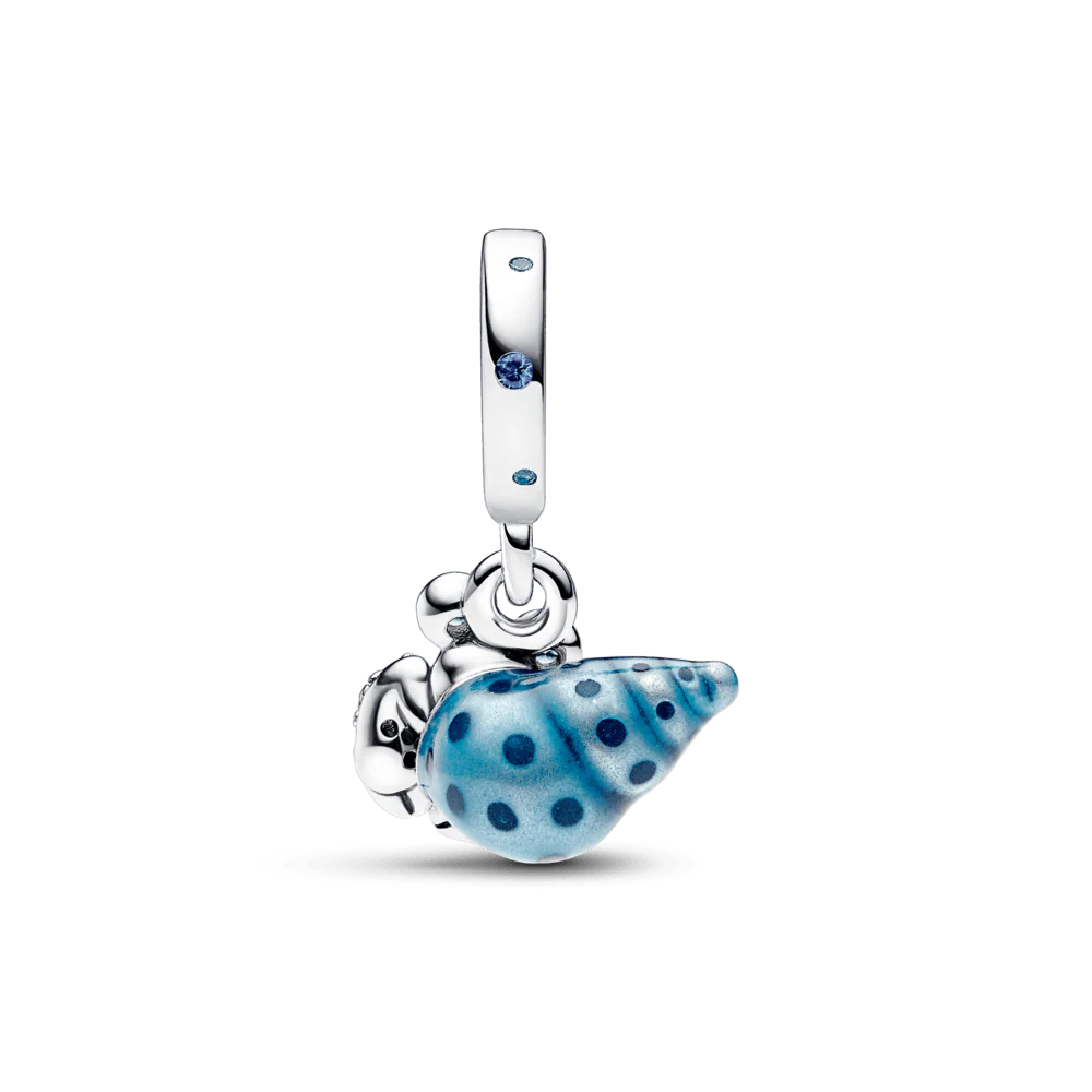 Charm Caracol de Mar Azul