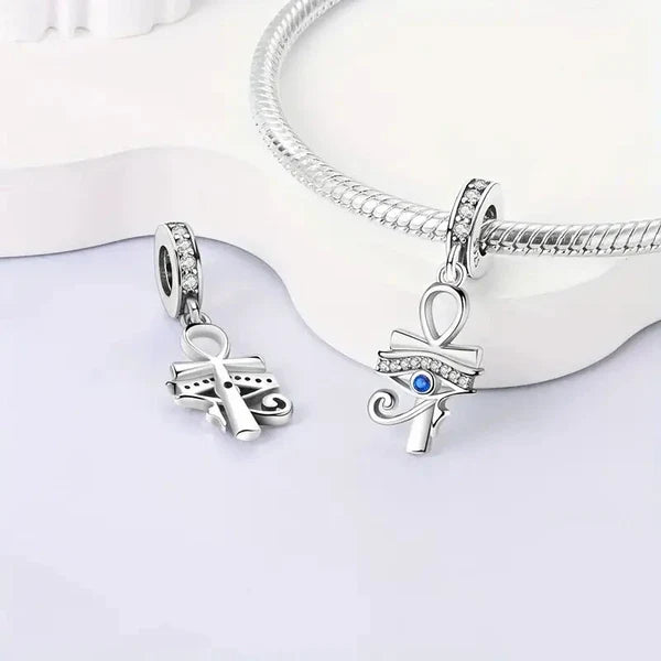 Charm Ojo Horus y Cruz Anj