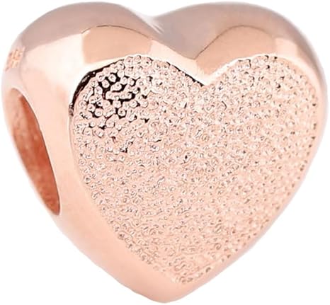 Charm Corazon Oro Rosa