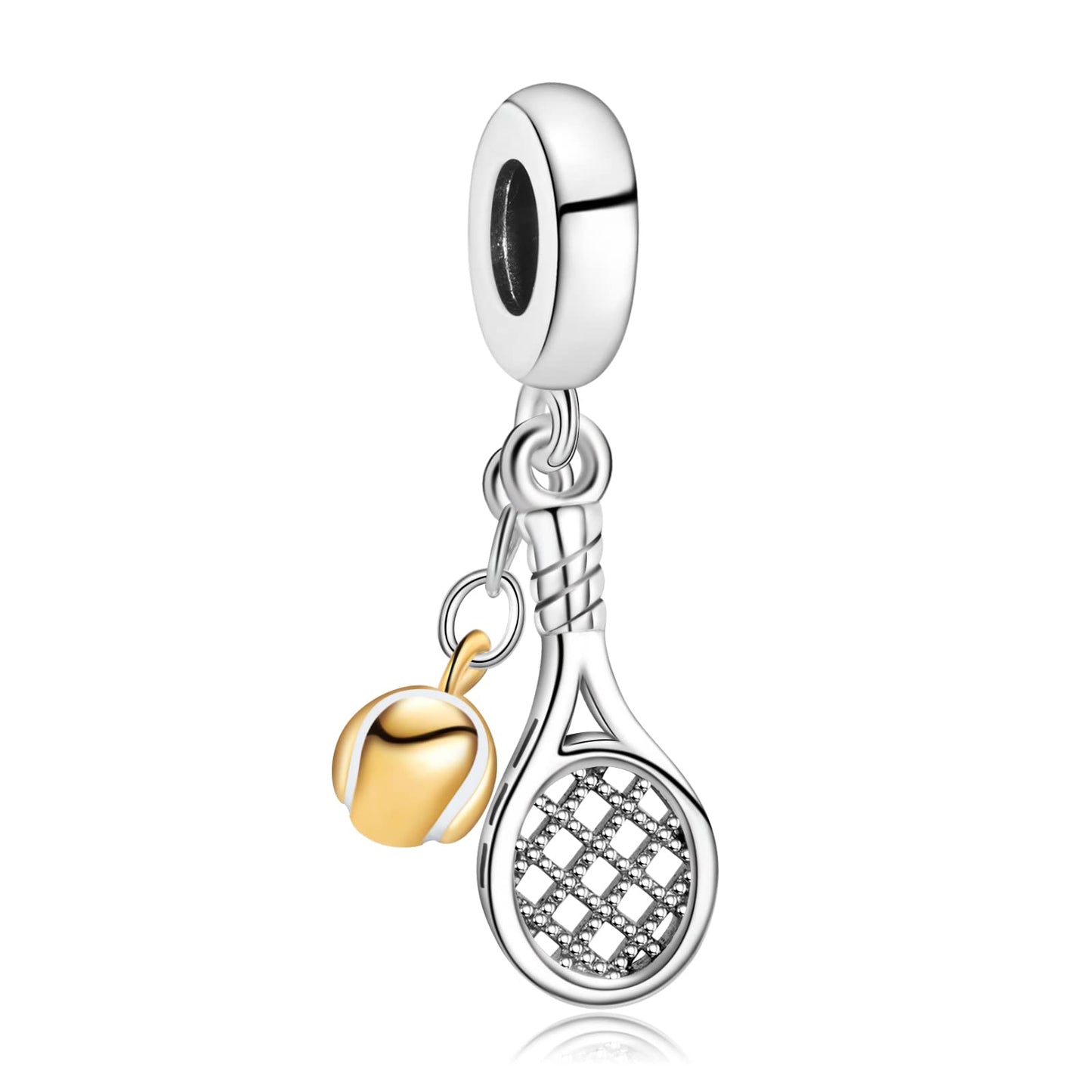 Charm Raqueta y Pelota de Tennis