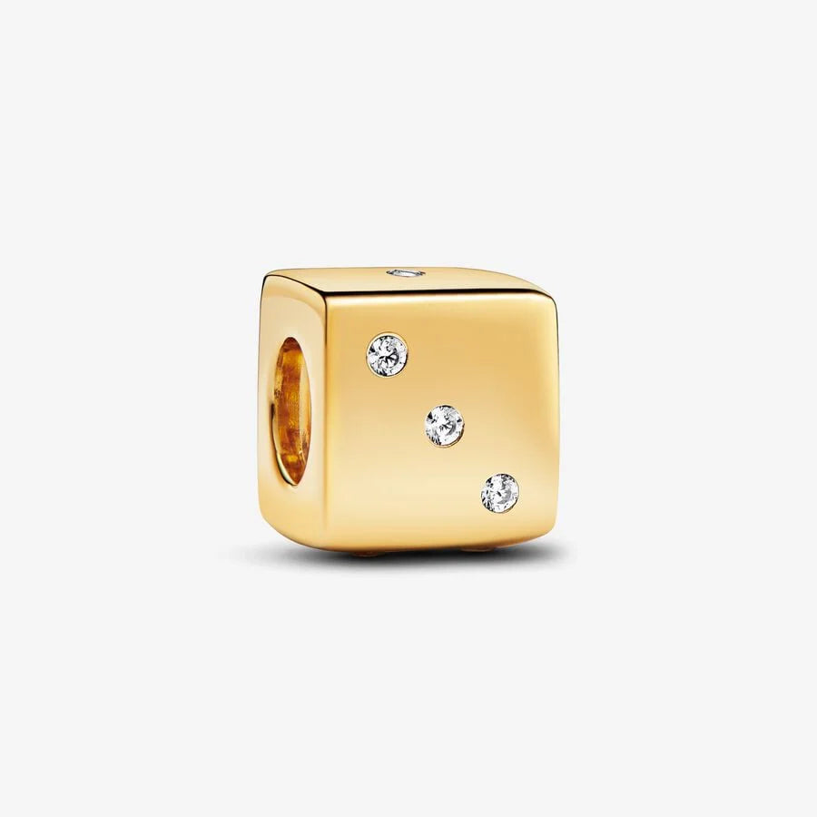 Charm Dados de la Suerte Brillantes