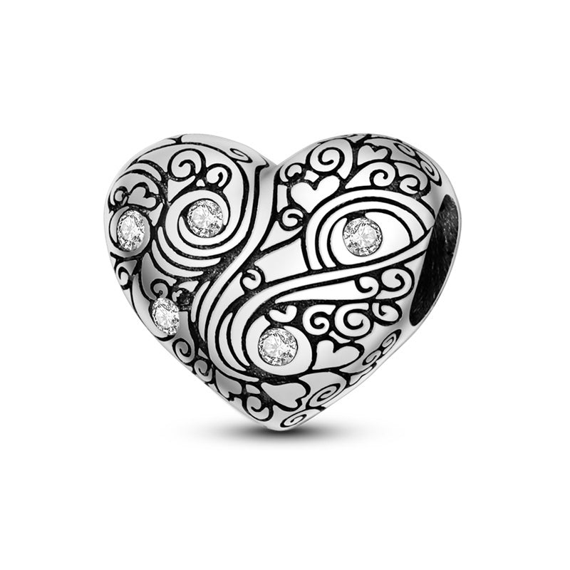 Charm Corazon de Cristal