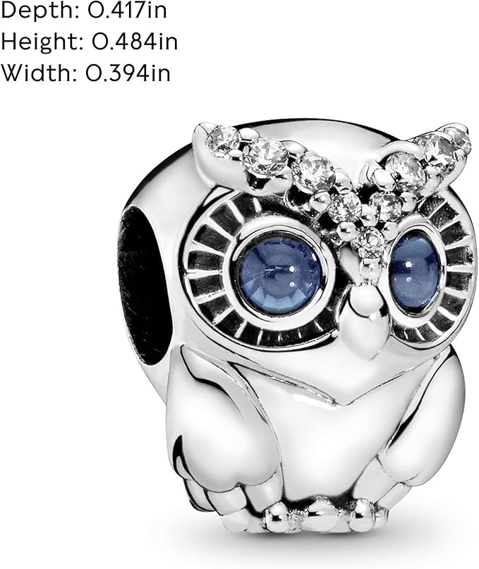 Charm Buho Ojos Azules