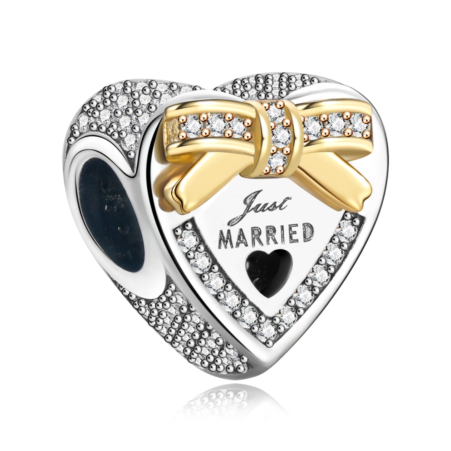 Charm Corazon "Recien casados"