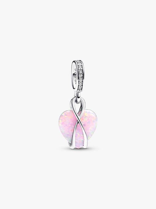 Charm colgante Opalo Corazón Mamá