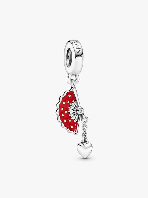 Charm colgante Abanico español