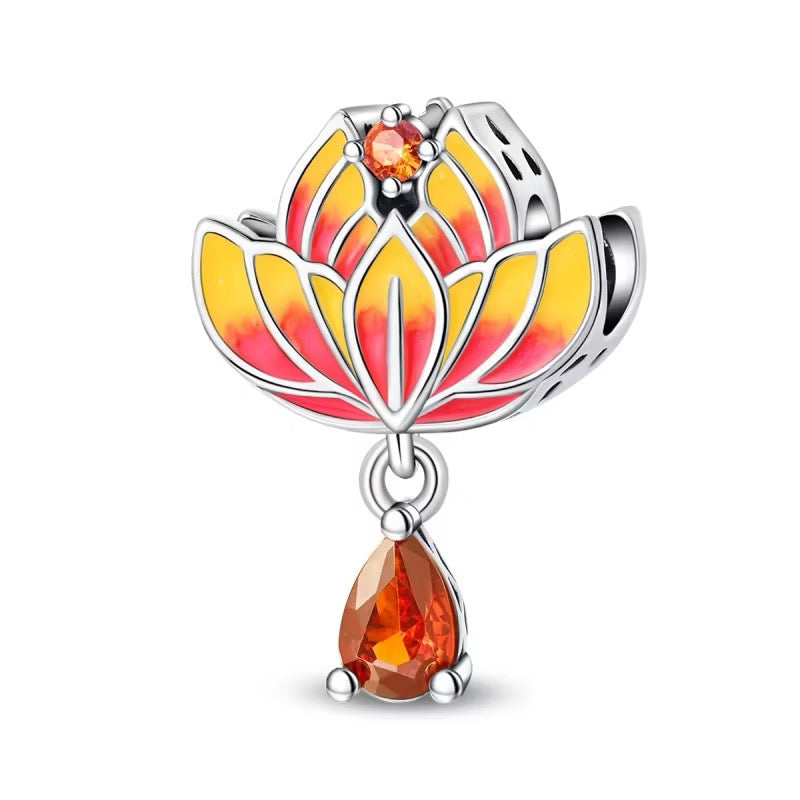 Charm Flor de Loto Radiante