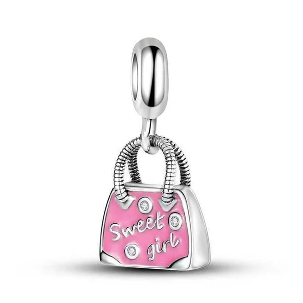 Charm Bolsa Rosa "Dulce Chica"