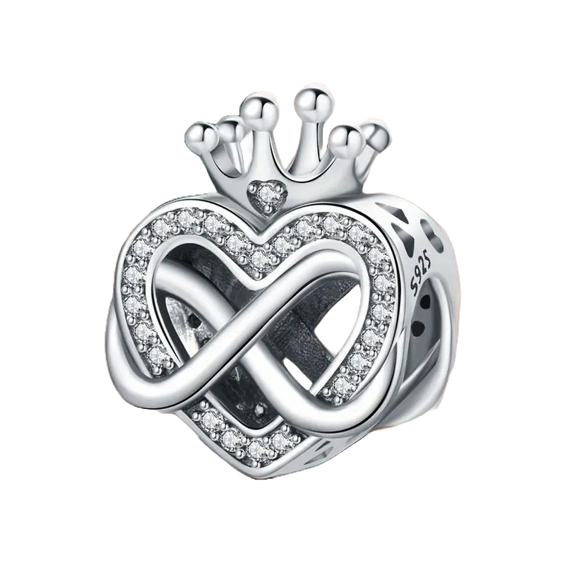 Charm Corazon Infinito de Princesa