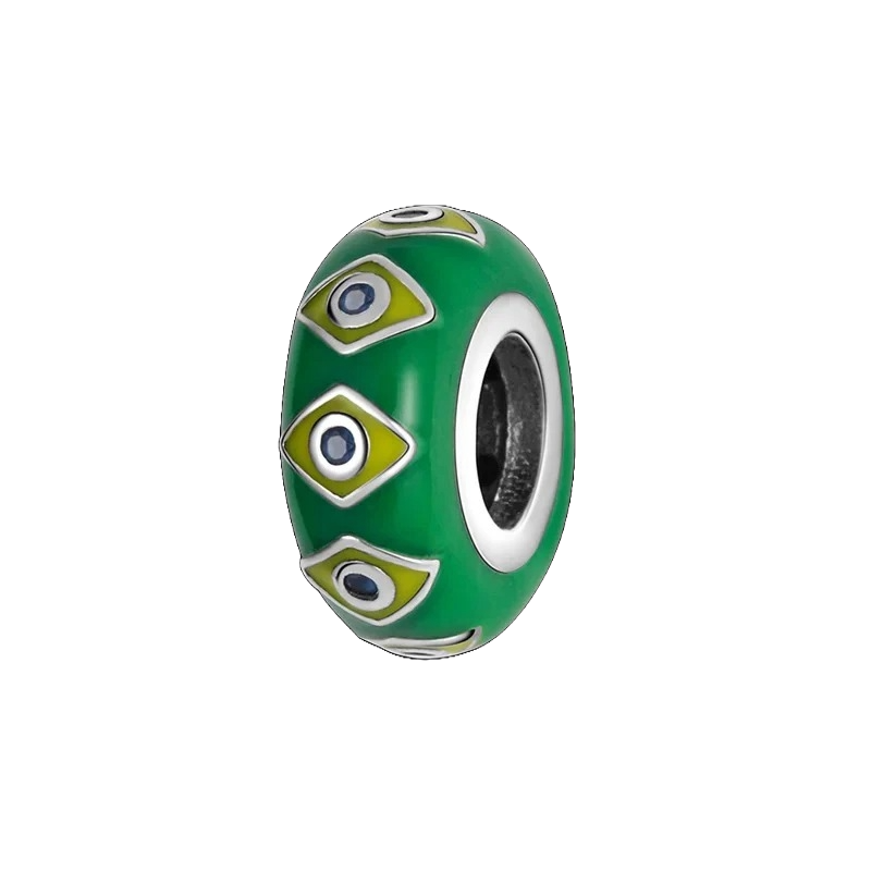 Charm Abalorio Verde que Todo lo Ve
