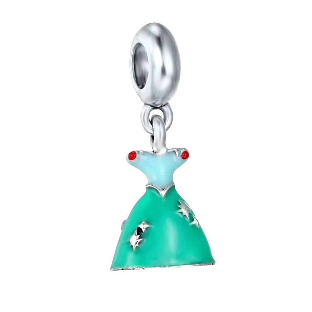 Charm Vestido de Ariel Verde