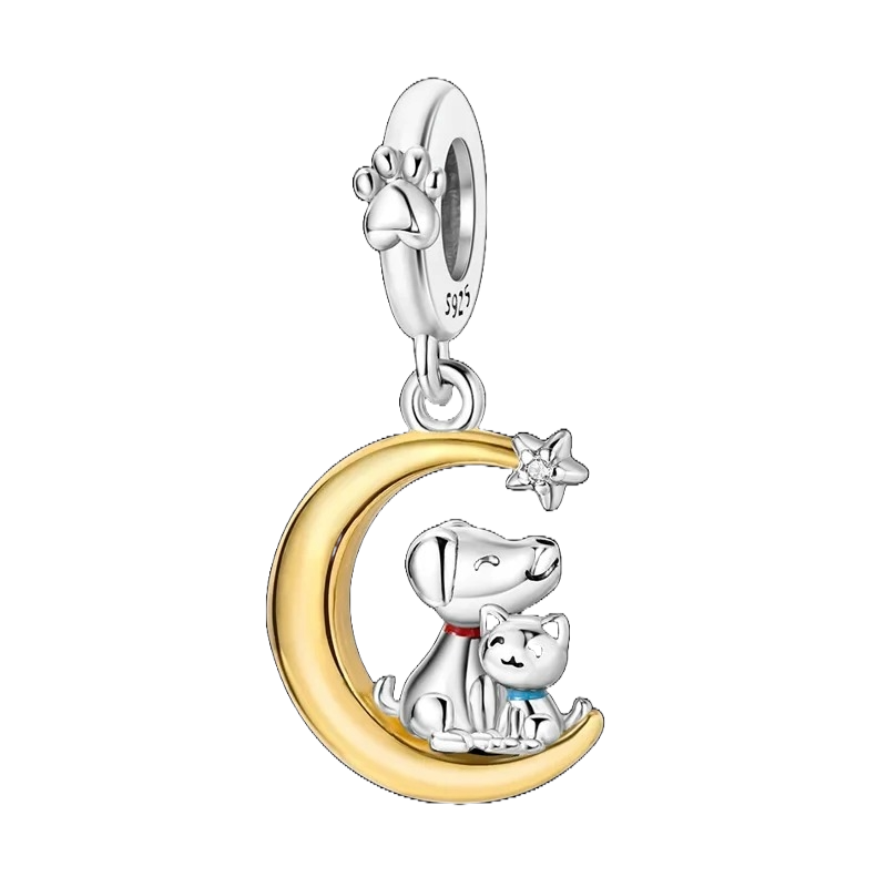 Charm Luna Dorada, Perro y Gato