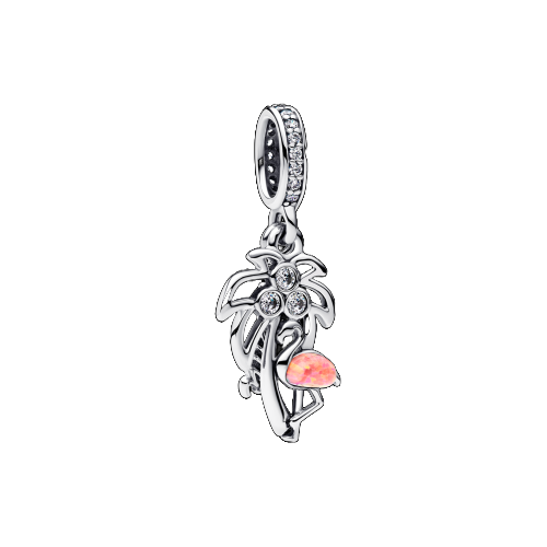 Charm Flamingo y Palmera
