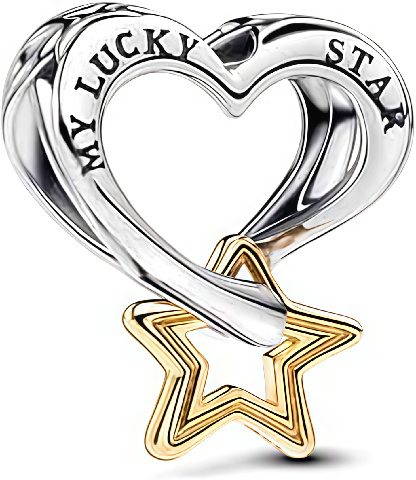 Charm Corazones "My Lucky Star"