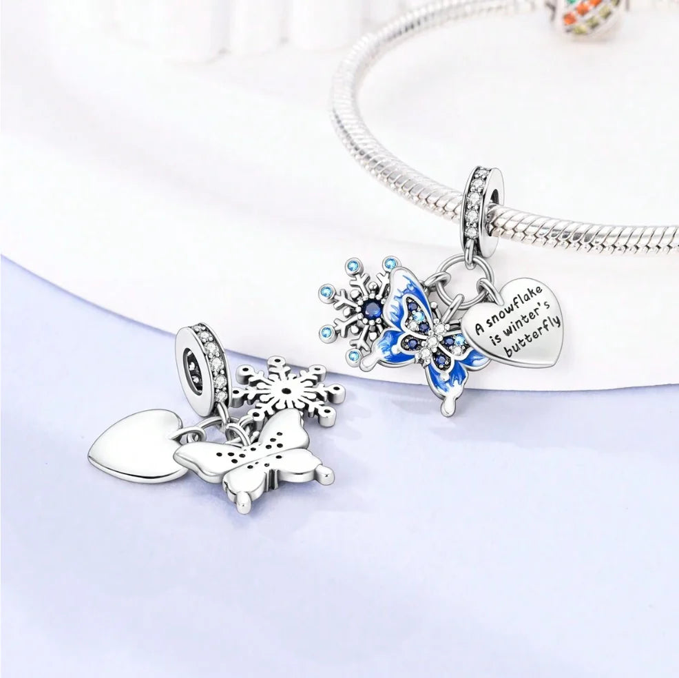 Charm Copo, Mariposa y Corazon