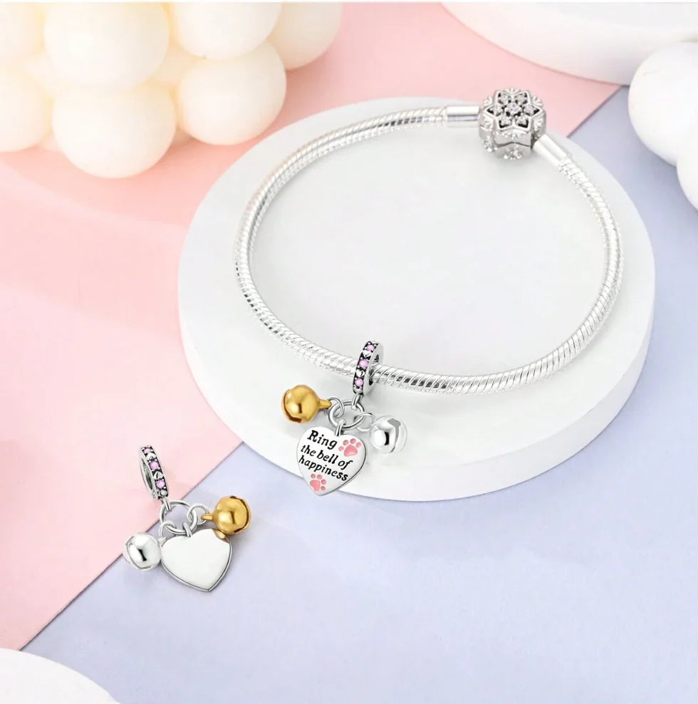Charm Corazon y Campanitas "Ring The Bell Of Happiness"