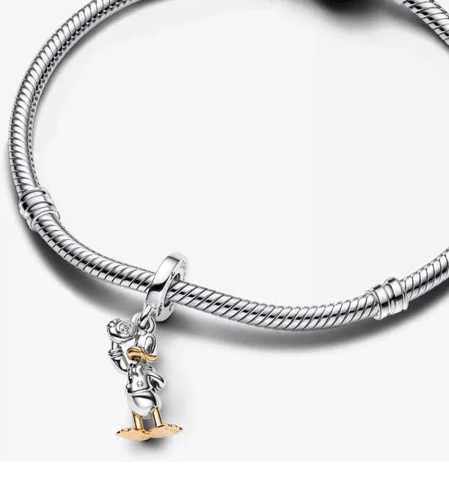 Charm Pato Donnald Plateado