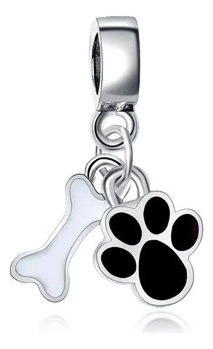 Charm Colgante Huella y Hueso