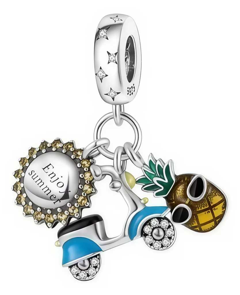 Charm Motoneta y Piña "Enjoy Summer"