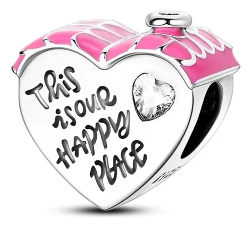 Charm Corazon "This is Our Happy Place"