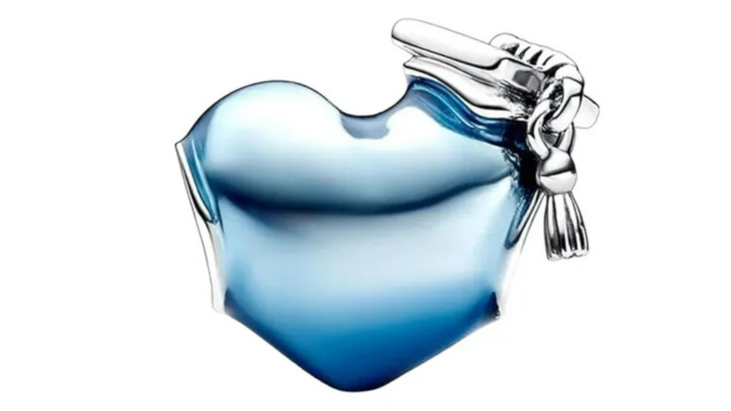 Charm Corazon Azul Graduacion