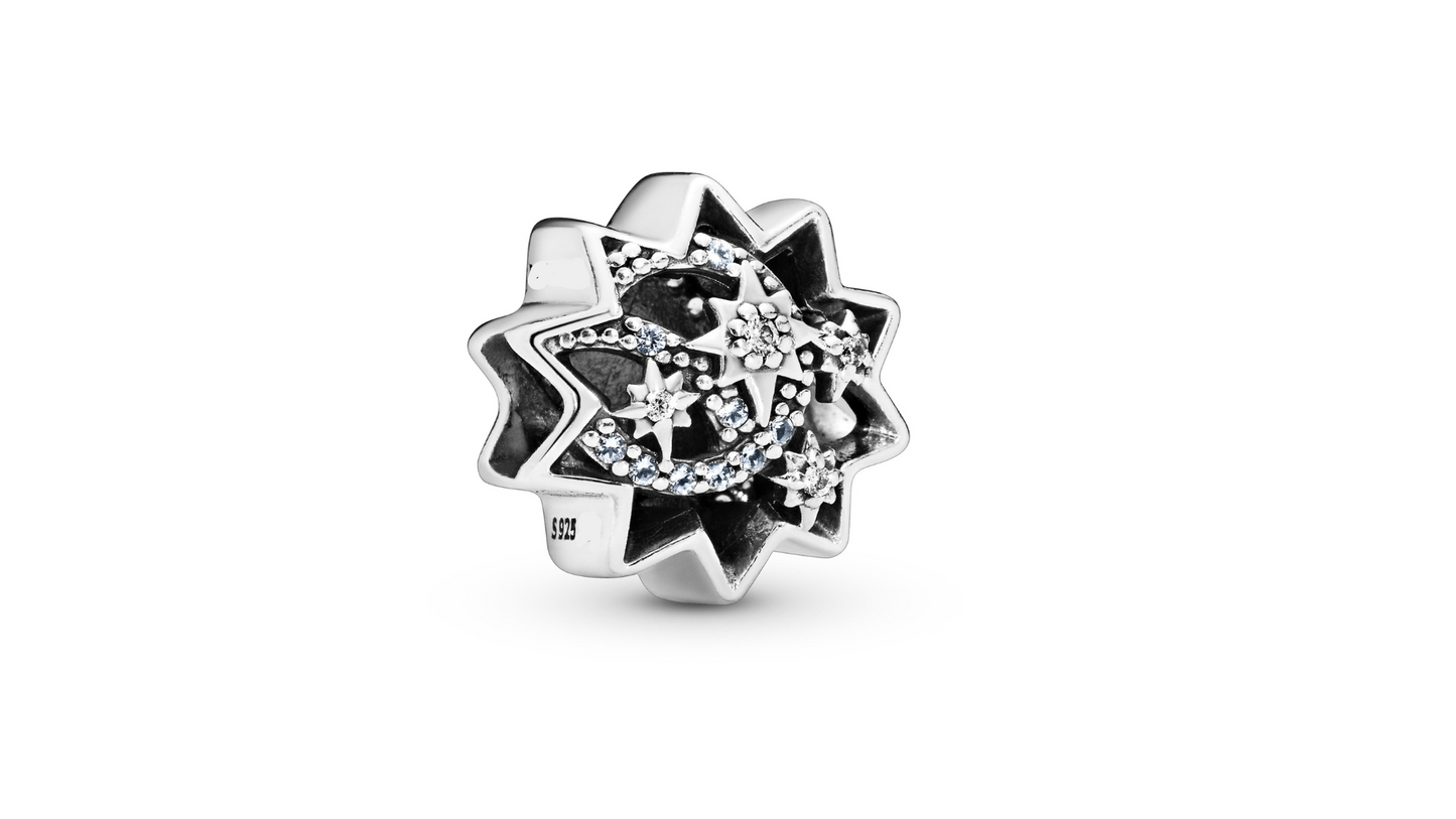 Charm Luna en Estrella Brillante