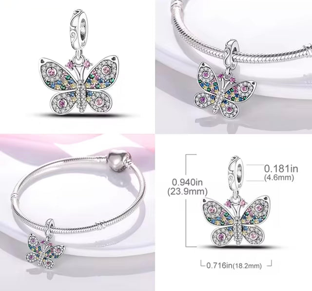 Charm Mariposa M√°gica Diamantada