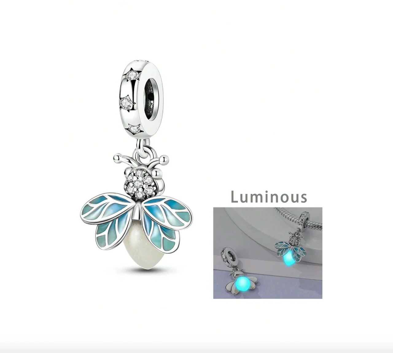 Charm Luciérnaga Fluorescente