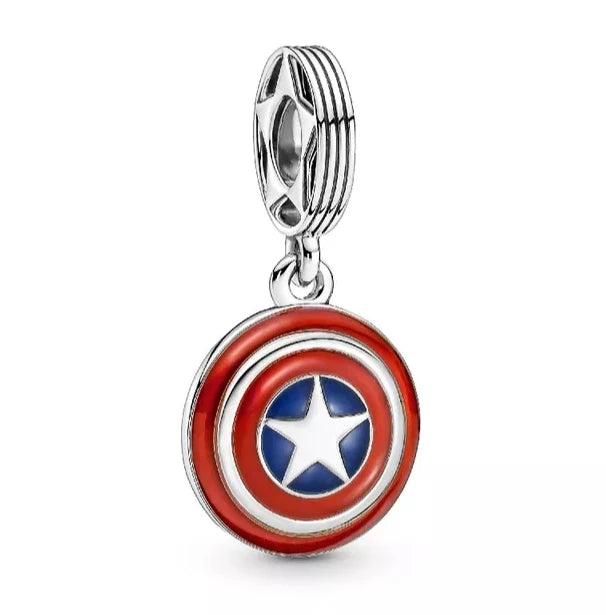 Charm escudo de Capitan America