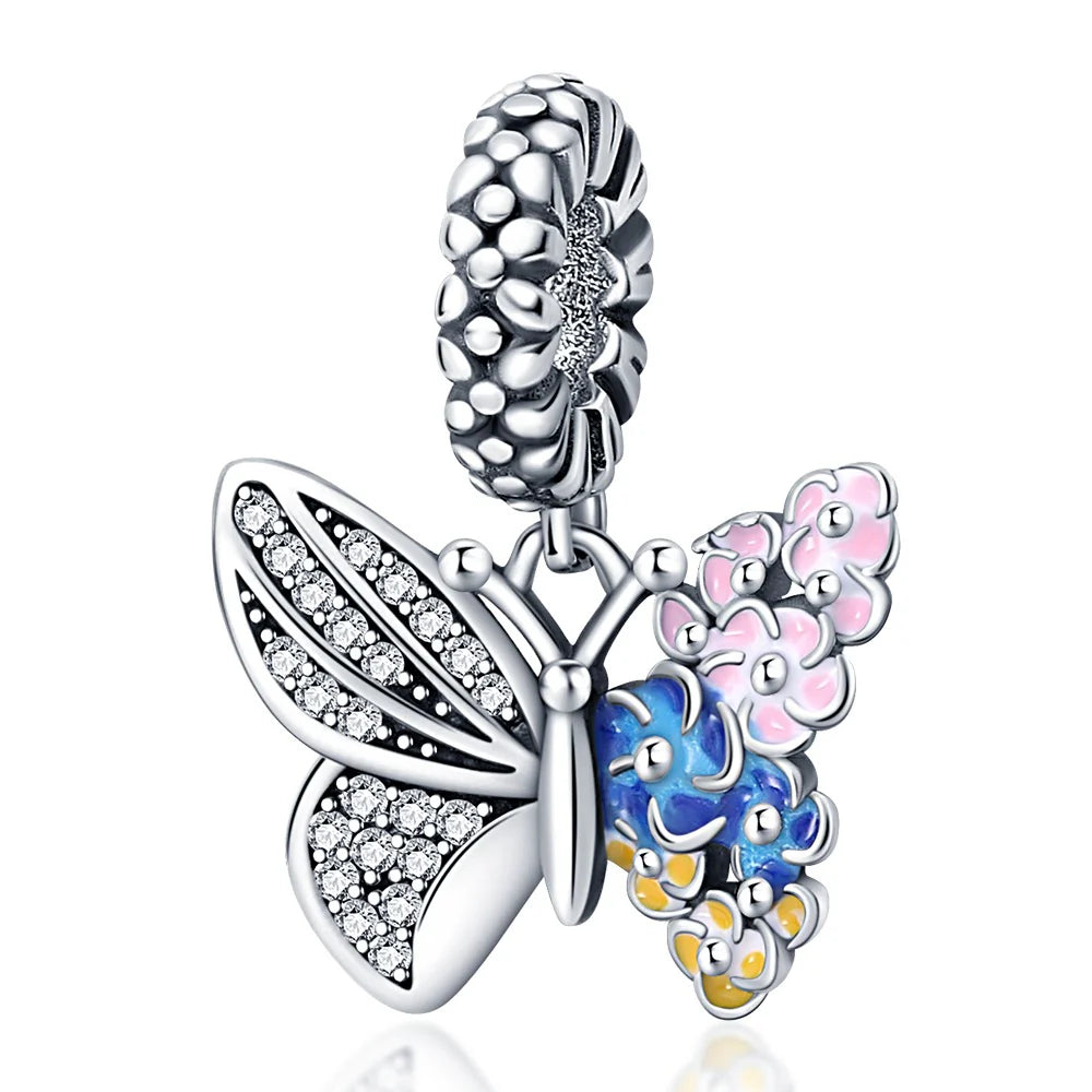 Charm Mariposa con Floress