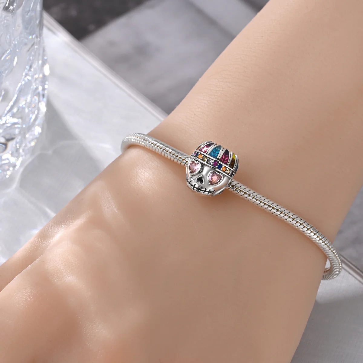 Charm Calavera Con Corona