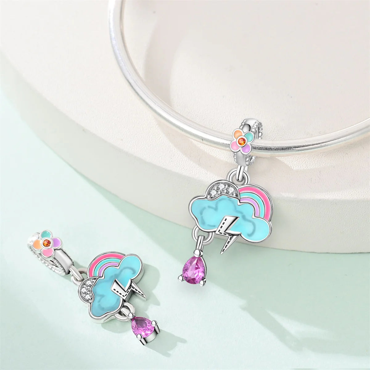 Charm Nube Azul