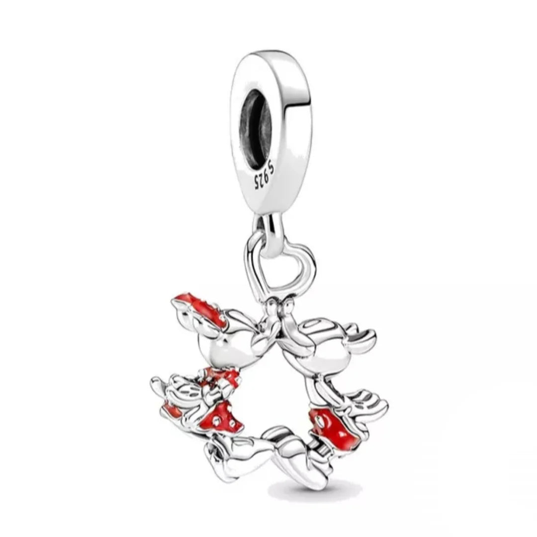 Charm Mickey y Minnie beso