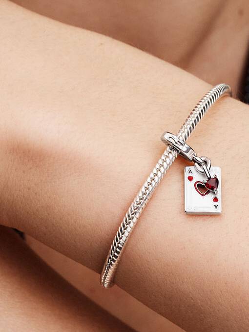 Charm Colgante Doble Reina de Corazones