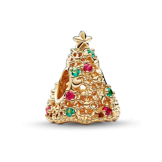 Charm Arbol de Navidad Dorado