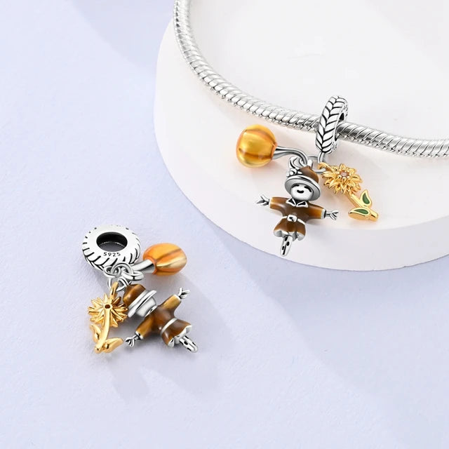 Charm Espantapajaros, Calabaza y Girasol