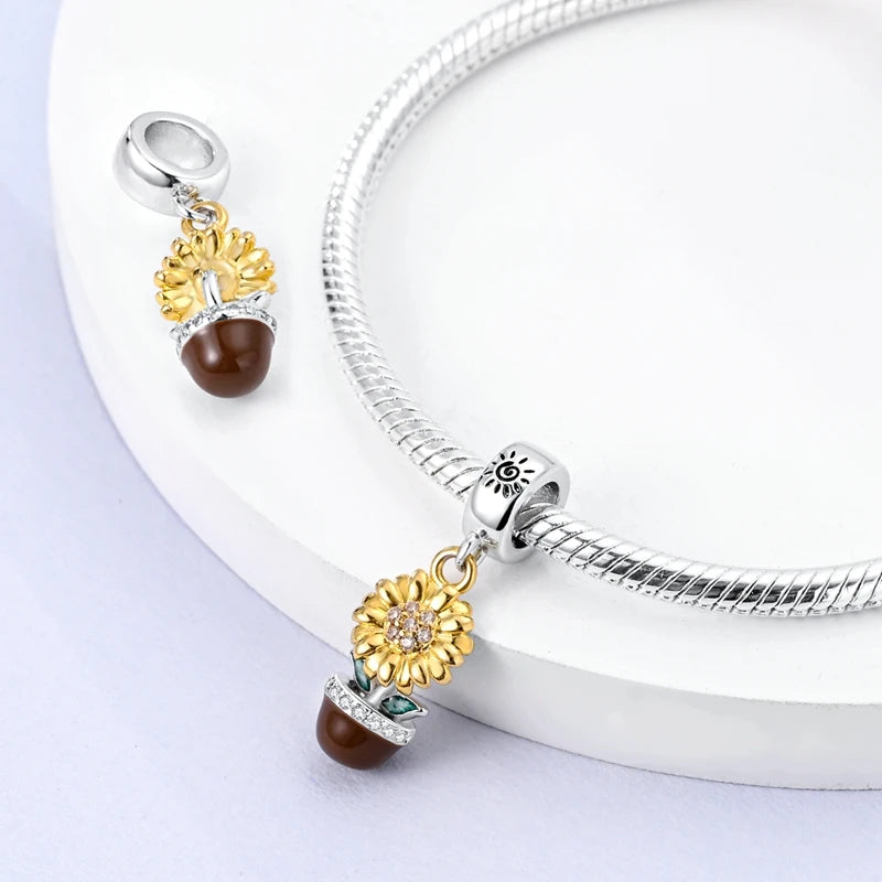 Charm Maceta y Girasol