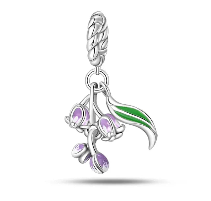 Charm Flores Lilas