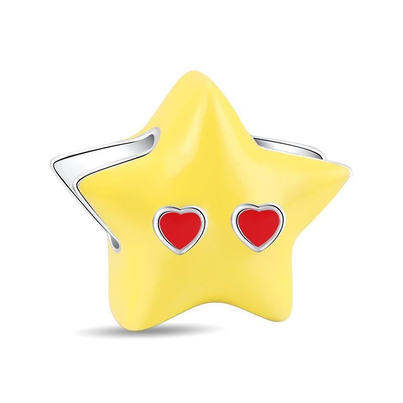 Charm Estrella Amarilla Enamorada
