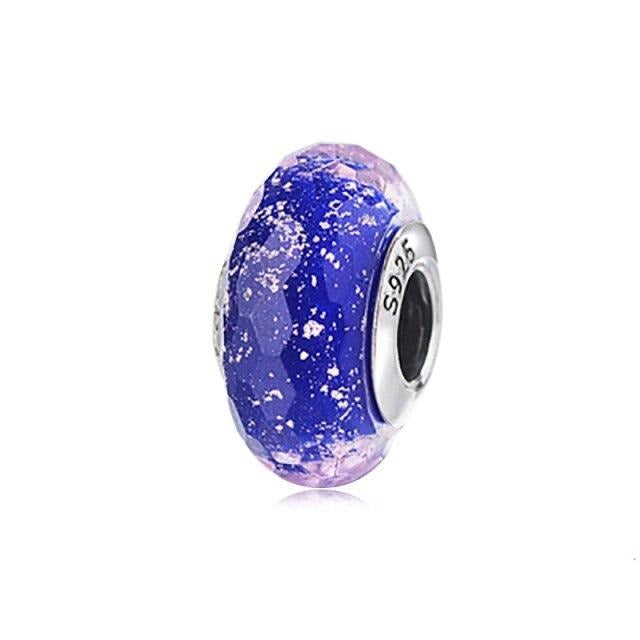 Charm Abalorio Galaxia Azul