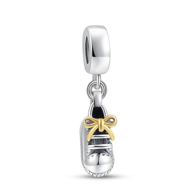Charm Tenis Lazo Dorado
