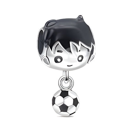 Charm Niño y Balón de Fútbol