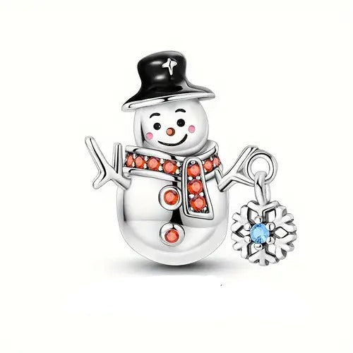 Charm Muñeco de Nieve Feliz