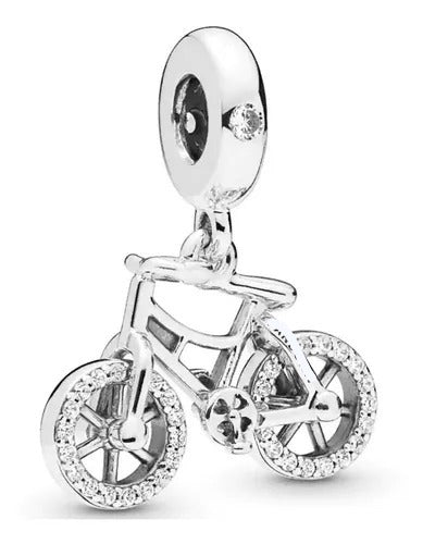 Charm Bicicleta Plateada