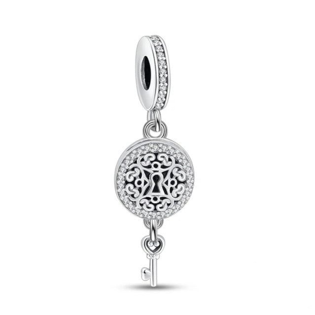Charm Colgante Cerradura y Llave
