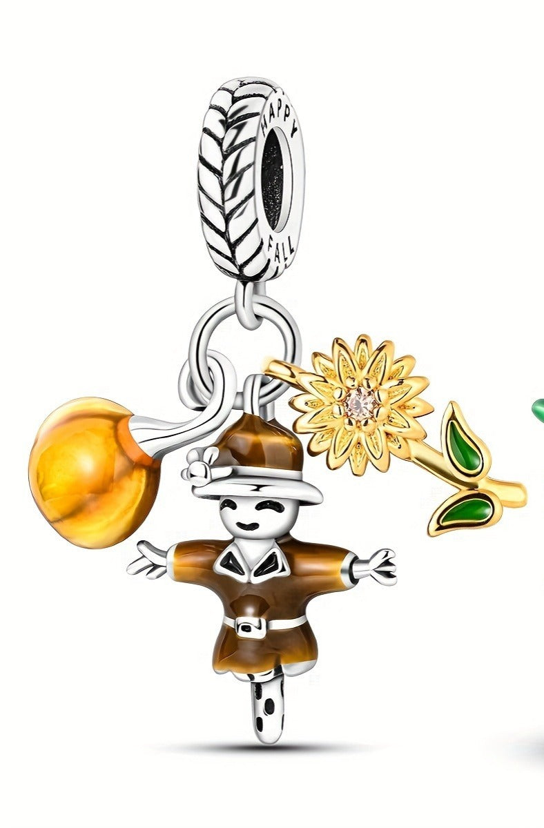 Charm Espantapajaros, Calabaza y Girasol