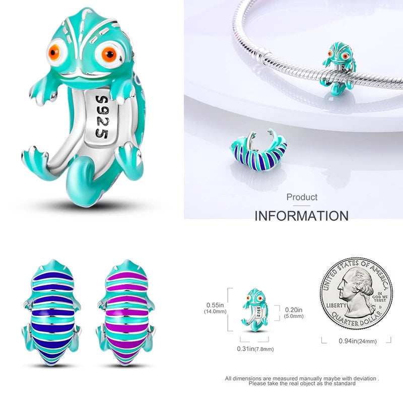 Charm Camaleon Turquesa