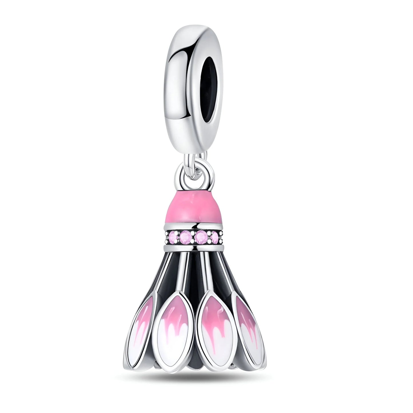 Charm Volante de Badminton Rosa